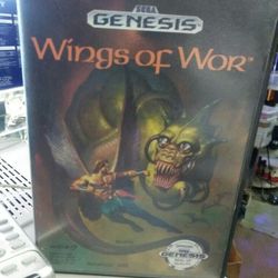 Wings Of War Sega Genesis Game 