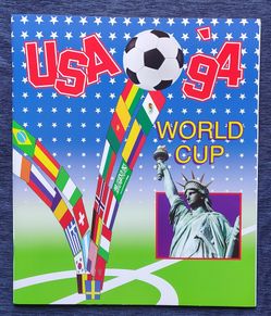 Fifa world cup USA 94 stickers album new condition (replica)