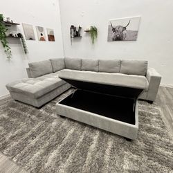 Gray Sectional Couch - Free Delivery 