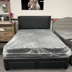 Black Full Bed Frame 