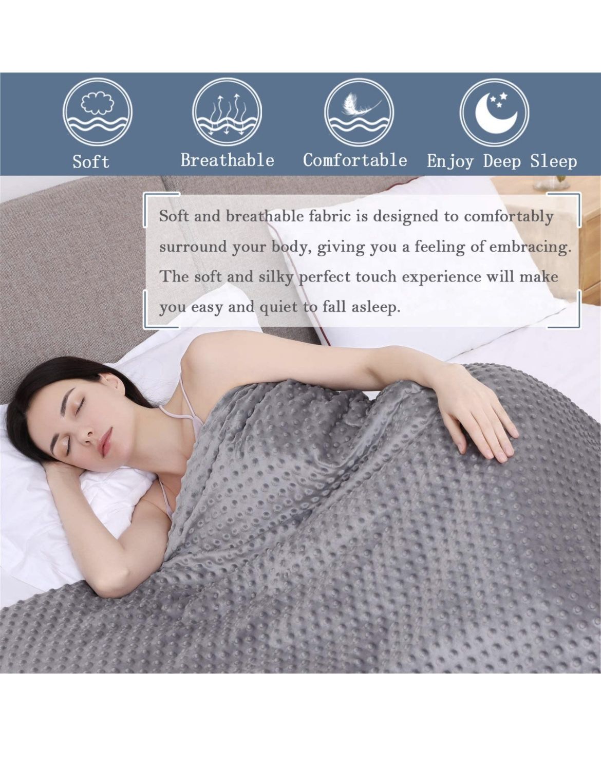 King Size Weighted Weighted Blanket For 170 Lbs Weighted Blanket