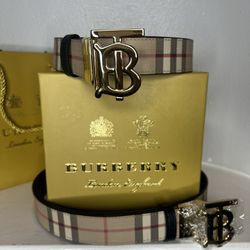 Burberry Belt Brand New With Box And Dust Cover