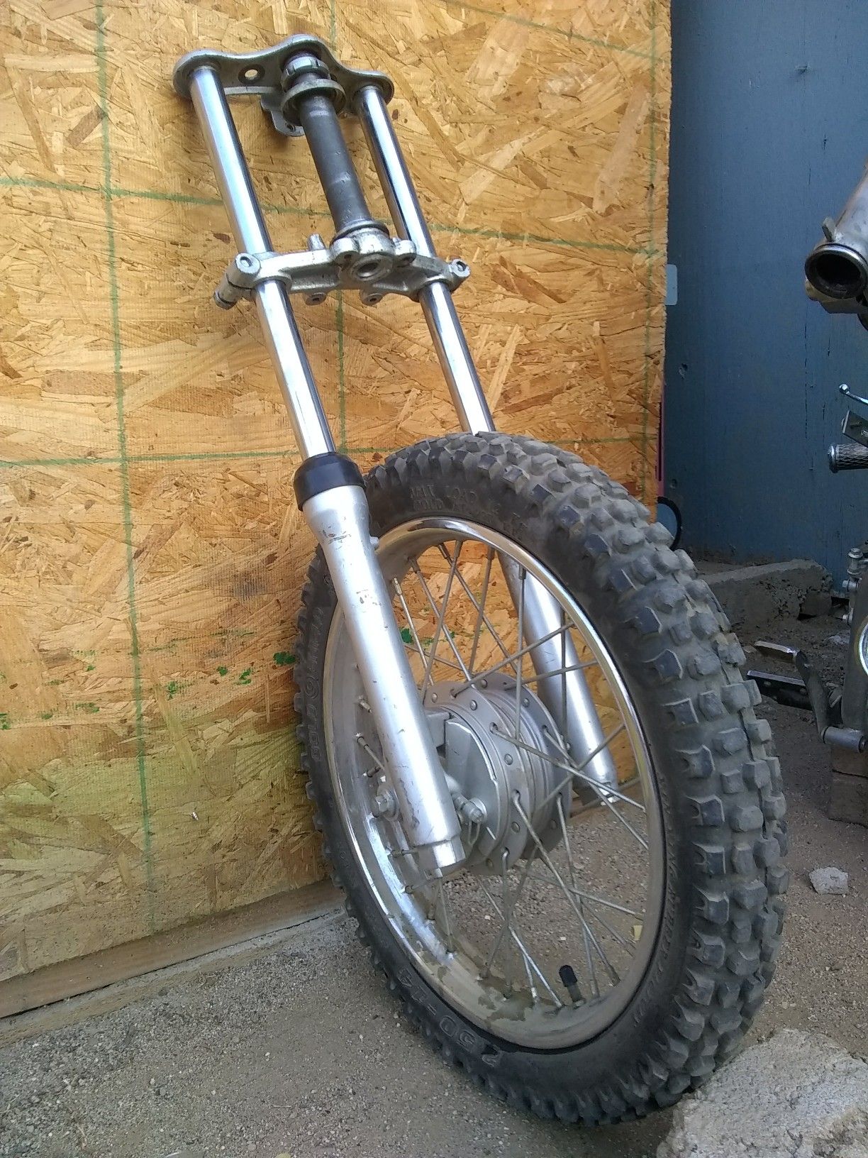 Pit bike front end