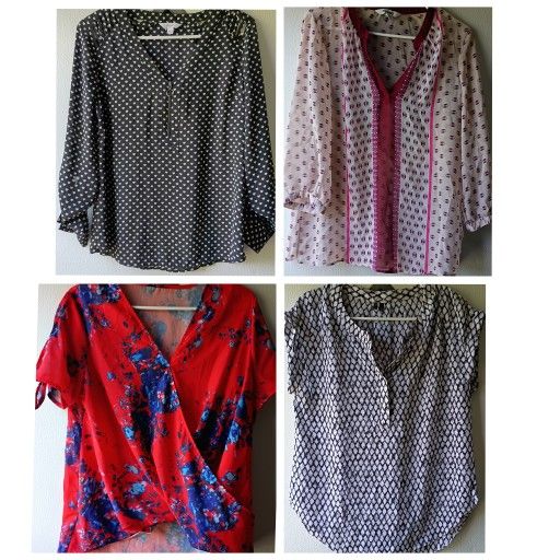 8 Women's Summer Shirts Size Medium