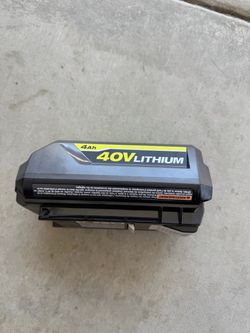 40v Ryobi 4ah battery