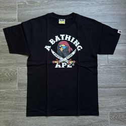 Bape pirate T-shirt black New 