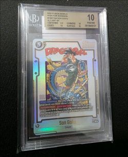 2025 DBS Fusion World 40th Anniversary Event V2 Top 8 Son Goku #FB07-104 BGS 10