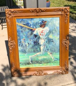 A. VECCIO LARGE ORIGINAL OIL ON CANVAS