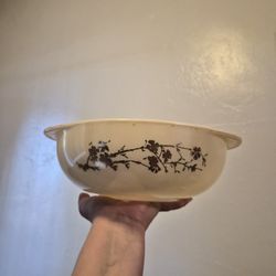 Cream Colored Cherry Blossom PYREX