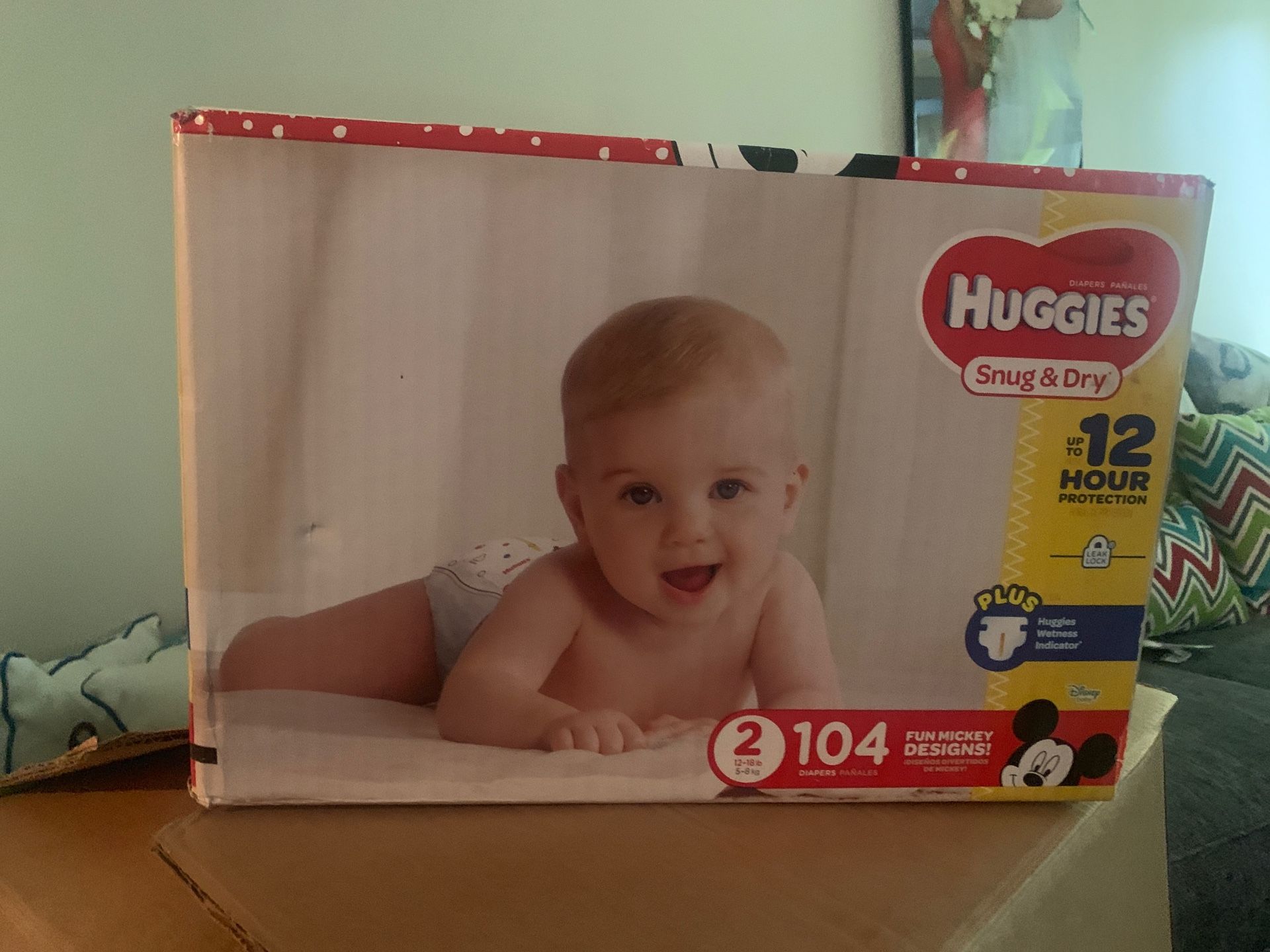 Huggies pampers box