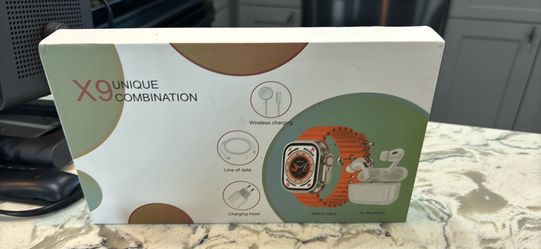 X9 unique combination, smart watch with earbuds