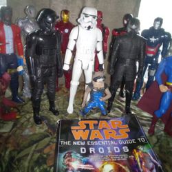 Star Wars And Marvel Action Figures With A Star Eat No