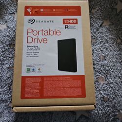Seagate Portable Hardrive 1 Tb