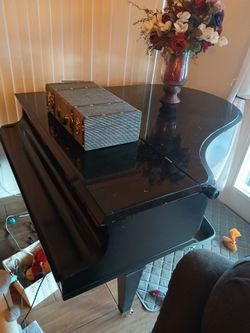 Baby grand piano