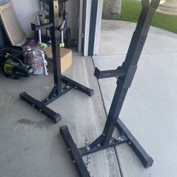 Weight bench stands