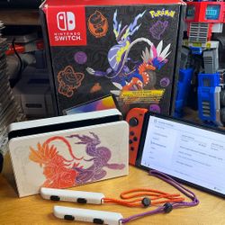 Nintendo Switch OLED Pokemon Scarlet And Violet Edition
