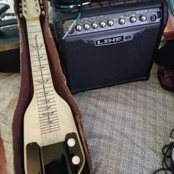 Harmony Lap Steel /amp/cords