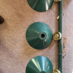 Pool Table/over Island Light