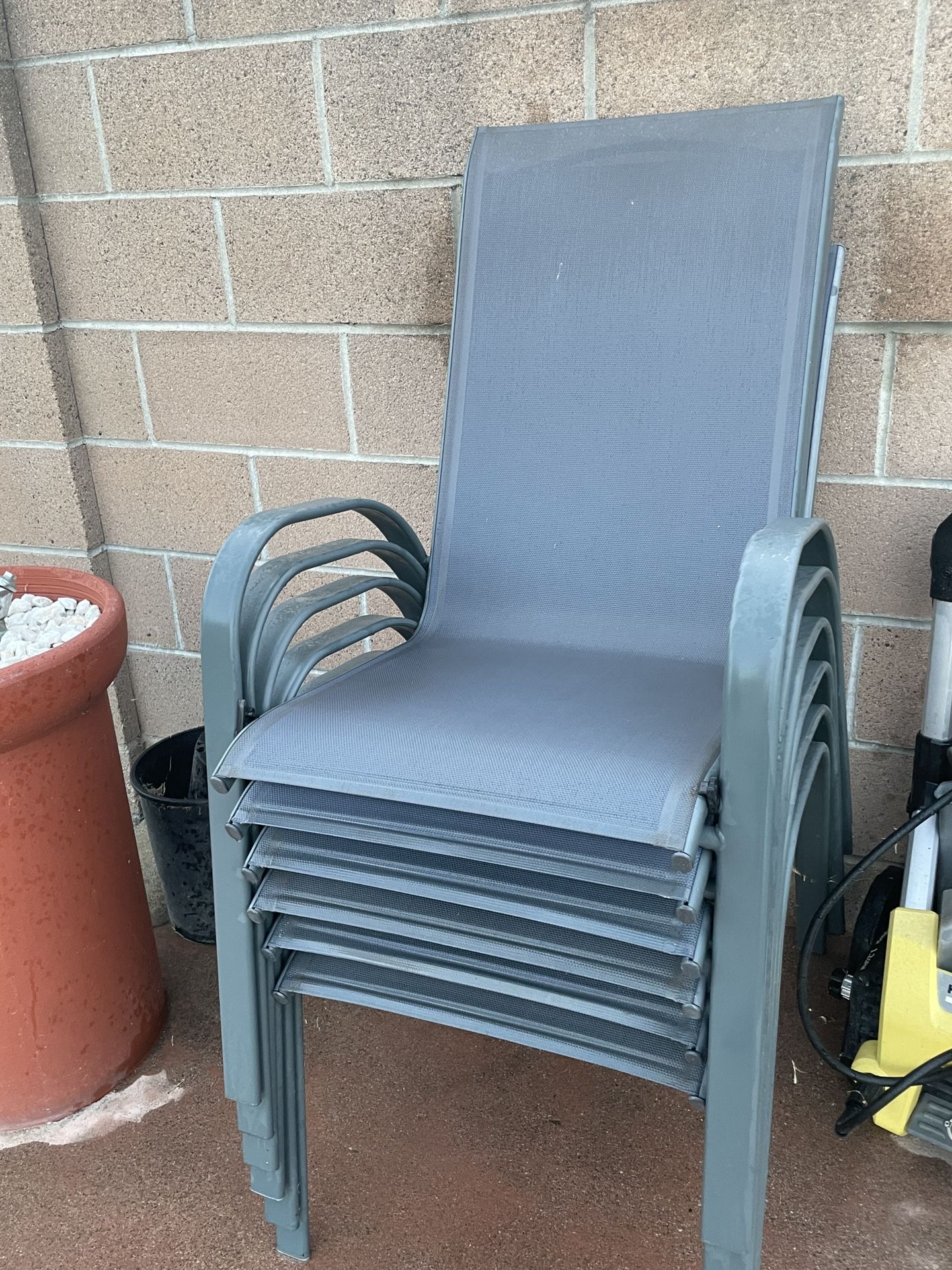 Patio Chairs 6pc Slingback for Sale in Anaheim, CA OfferUp