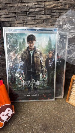 Large framed posters