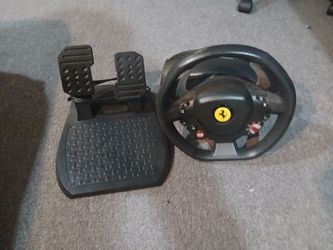 Thrustmaster T80 Steering Wheel with pedals (LEG AND BOLT MOUNT NOT INCLUDED)! $25 Firm