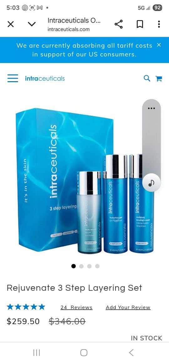 Intraceuticlas 3 Step Kit