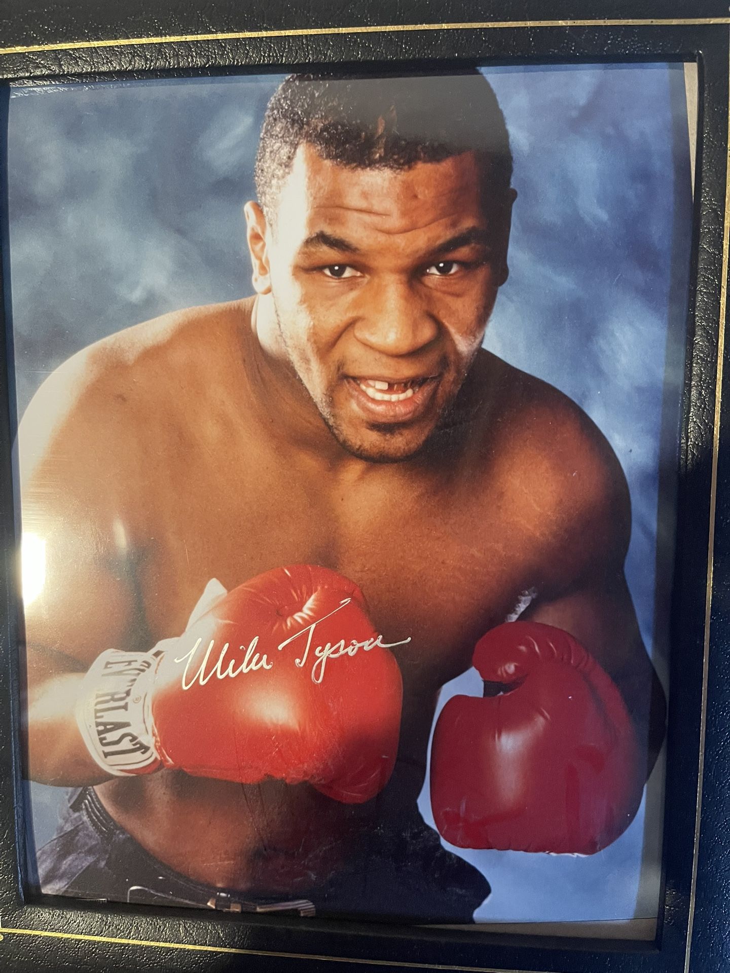 Mike Tyson Autographed Pic