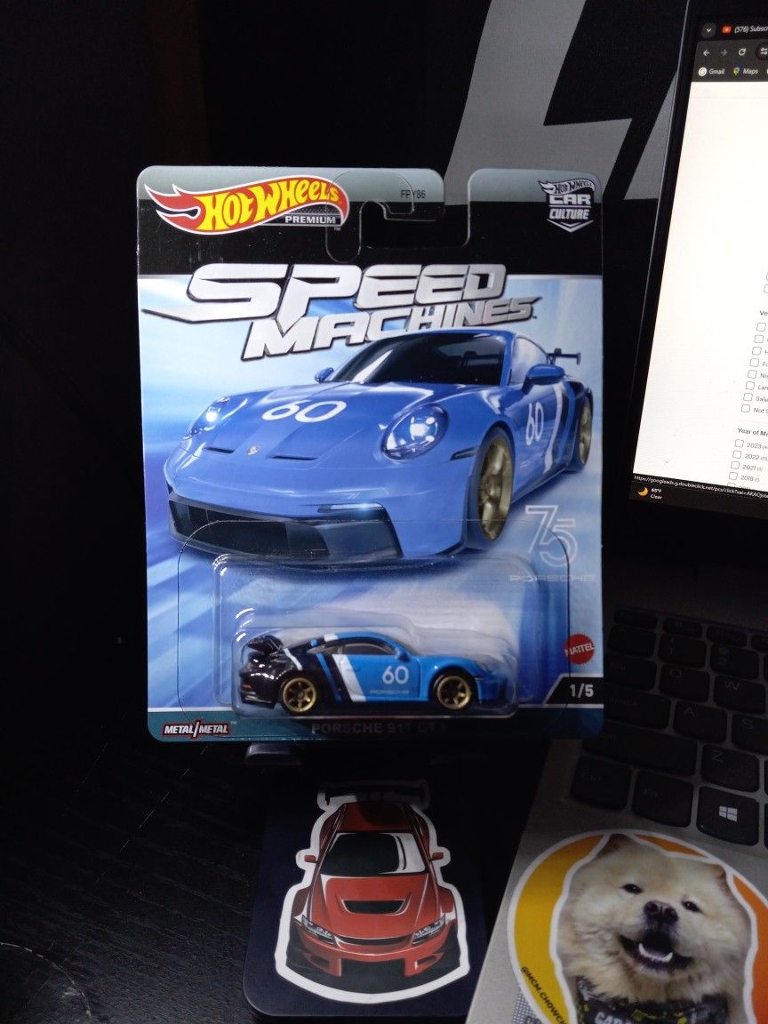 Hot Wheels Speed Machines Porsche 911 Gt3