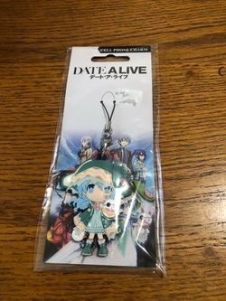 Animation Date A Line Yoshinon PVC Anime Cell Phone Charm. The Charm Is 2 1/2 inches Long . Brand New In Original Packaging never opened. Smoke fre