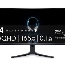 Alienware OLED curved ultra wide gaming monitor