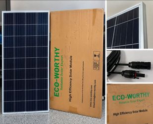 NEW ECO-WORTHY 200W Solar Panel - Never Used