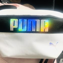 White/ Black PUMA Fanny Pack