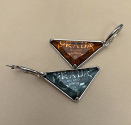 Triangle Multicolor Earrings 