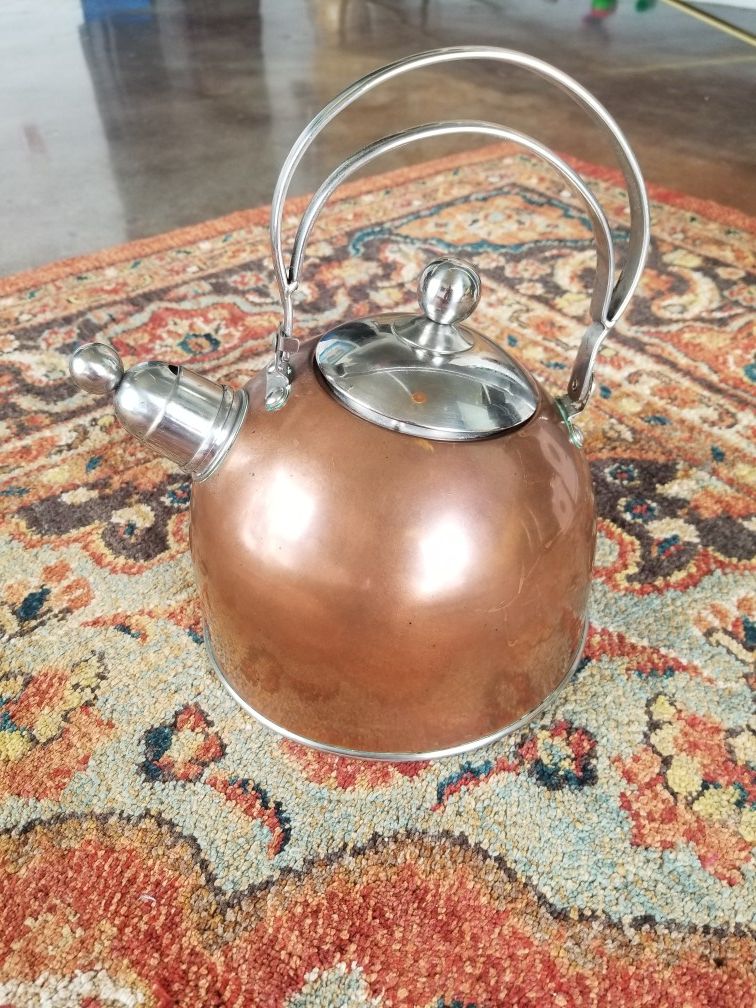 Copper tea pot