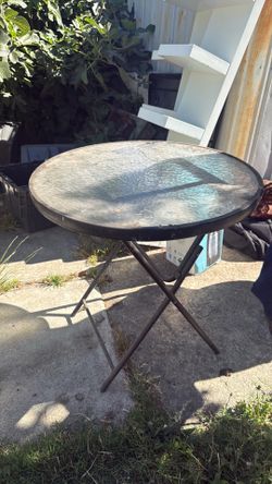 Glass table