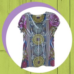 Unity World Wear Multicolored & Designed Shirt Women Medium