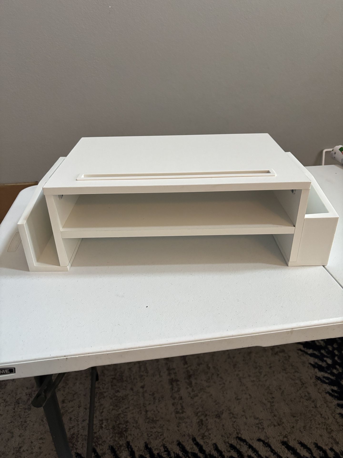 White Desk Organizer