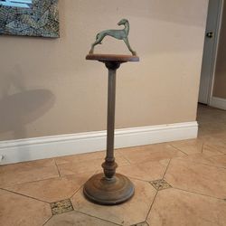 Vintage Greyhound Smoking Stand Ash Tray. 1020's-1030 Era. 