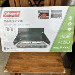 Excellent Condition! Coleman Classic Propane Camping Stove - Model 332418 (Used Once, In Box