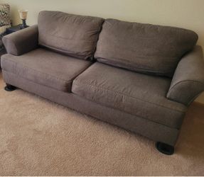 CLEAN! Fabric Loveseat Sofa