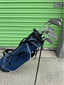 Golf Club Set Wilson Powersole 3-9 Irons, PW & 1, 3, 5 Woods Set