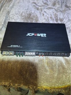 JCPower 1600 Watt Amp & 2x12 Rockville Sub individually enclosed woofers