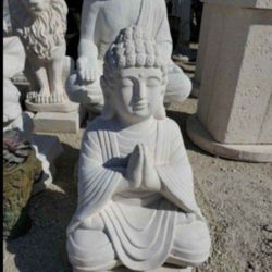 Concrete Buddha Statue / Cement Backyard Patio Garden Buddhas