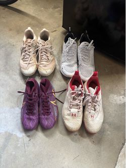 Nike, New Balance, Under Armor Sports Shoes/ Cleats