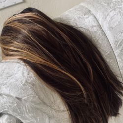Beautiful Long Highlights Hair Wig