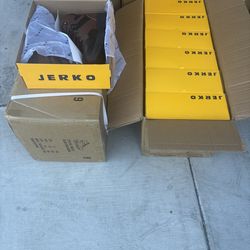 90$/6 Pairs/big box Steel Toe Safety Boots Jerko Size 9 Waterproof Puncture-Proof  *