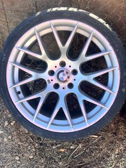 BMW Alloy Wheel with Tire for decoration! Or parts