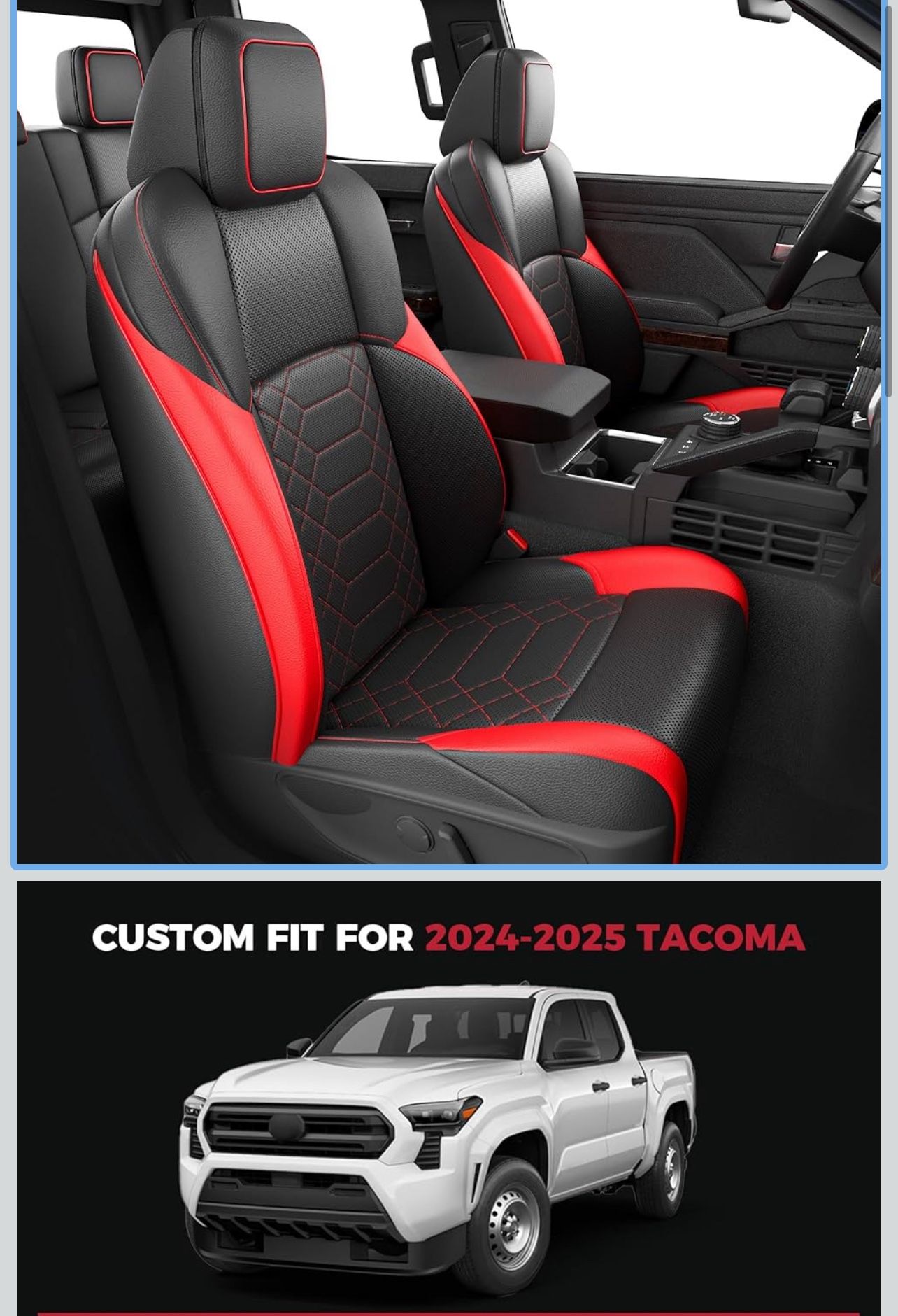 FREESOO Tacoma Seat Covers for Toyota Tacoma