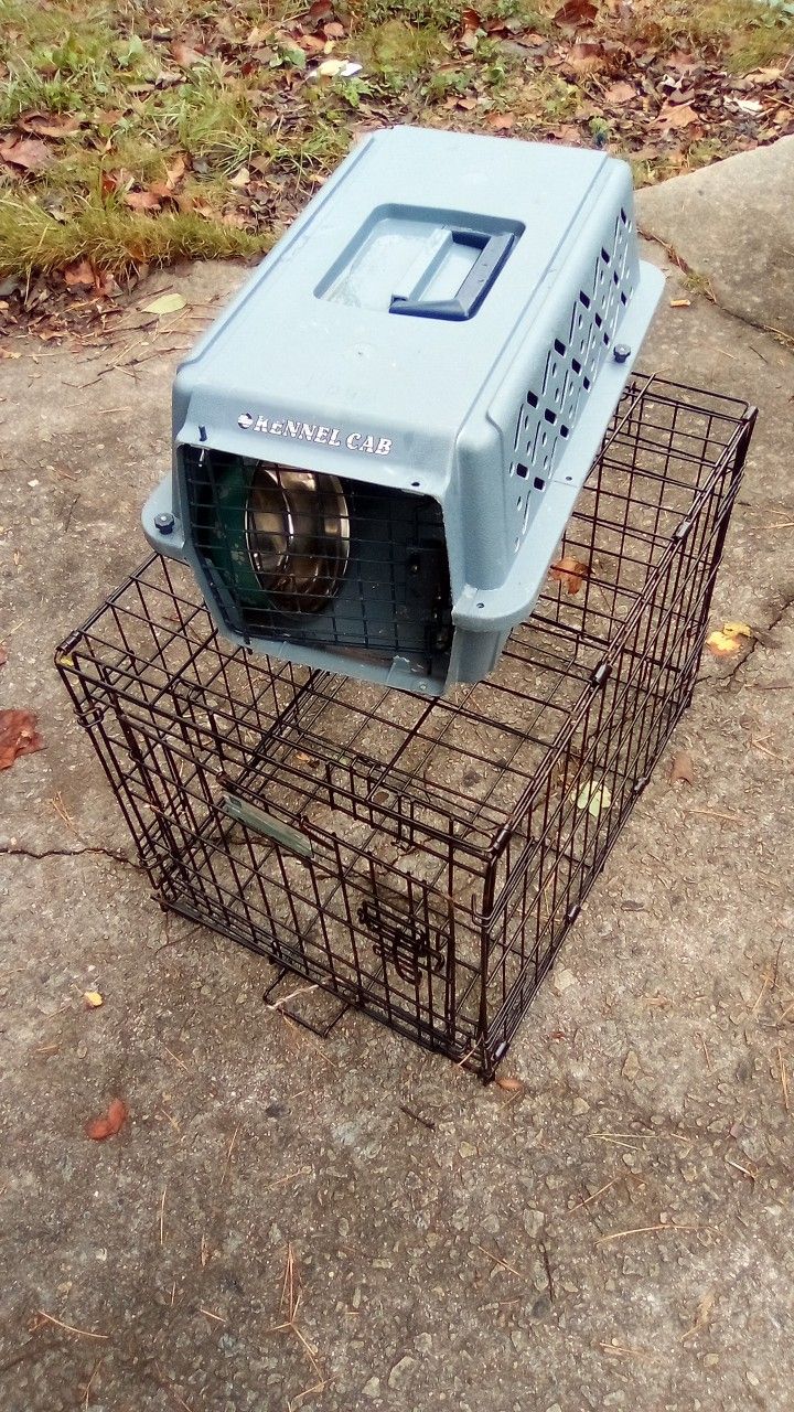 Dog Cage +Kennel+Bowl