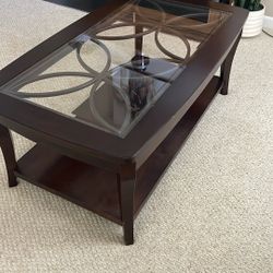 Coffee table, and one end table